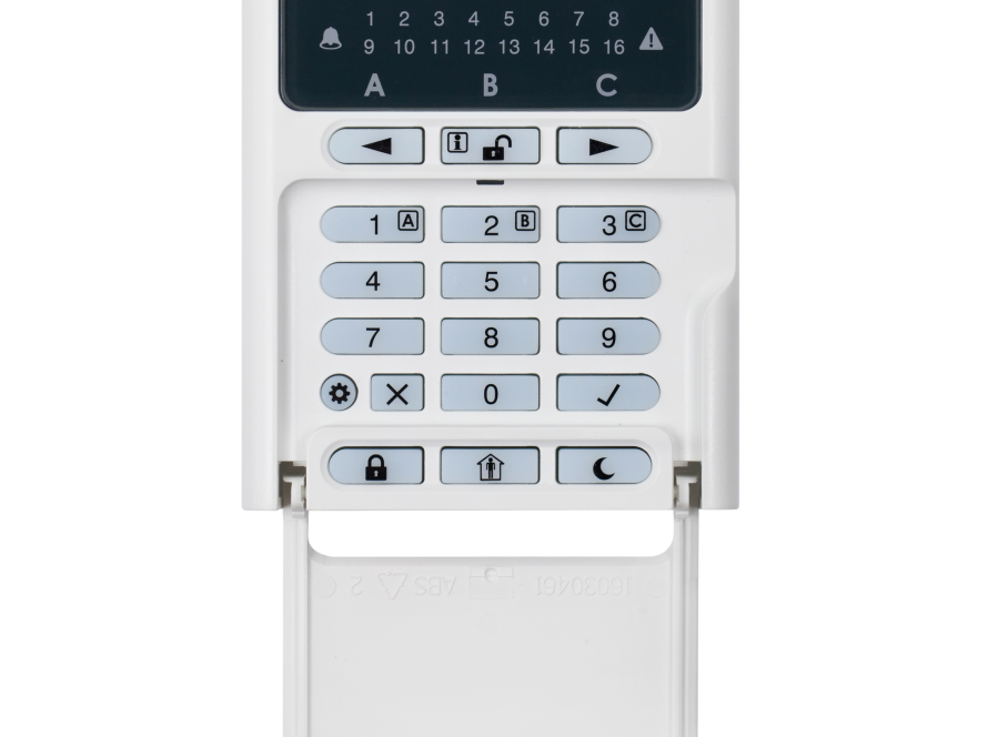 LED16A led intruder alarm keypad